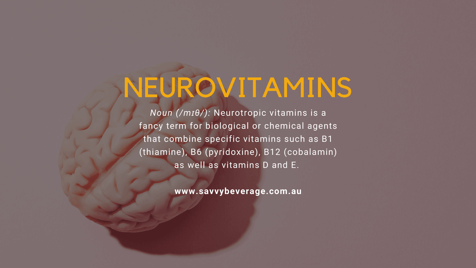 Neurovitamins – Vitamins Are Good For Your Brain? - Savvy Beverage