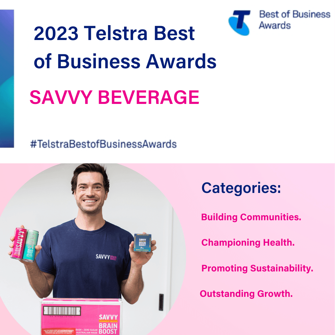 Telstra Best of Business Awards 2023 - Savvy Beverage