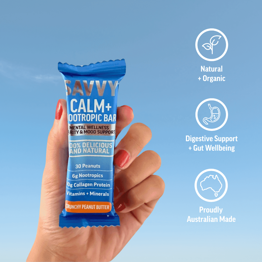 CALM+ Nootropic Bar - Savvy Beverage