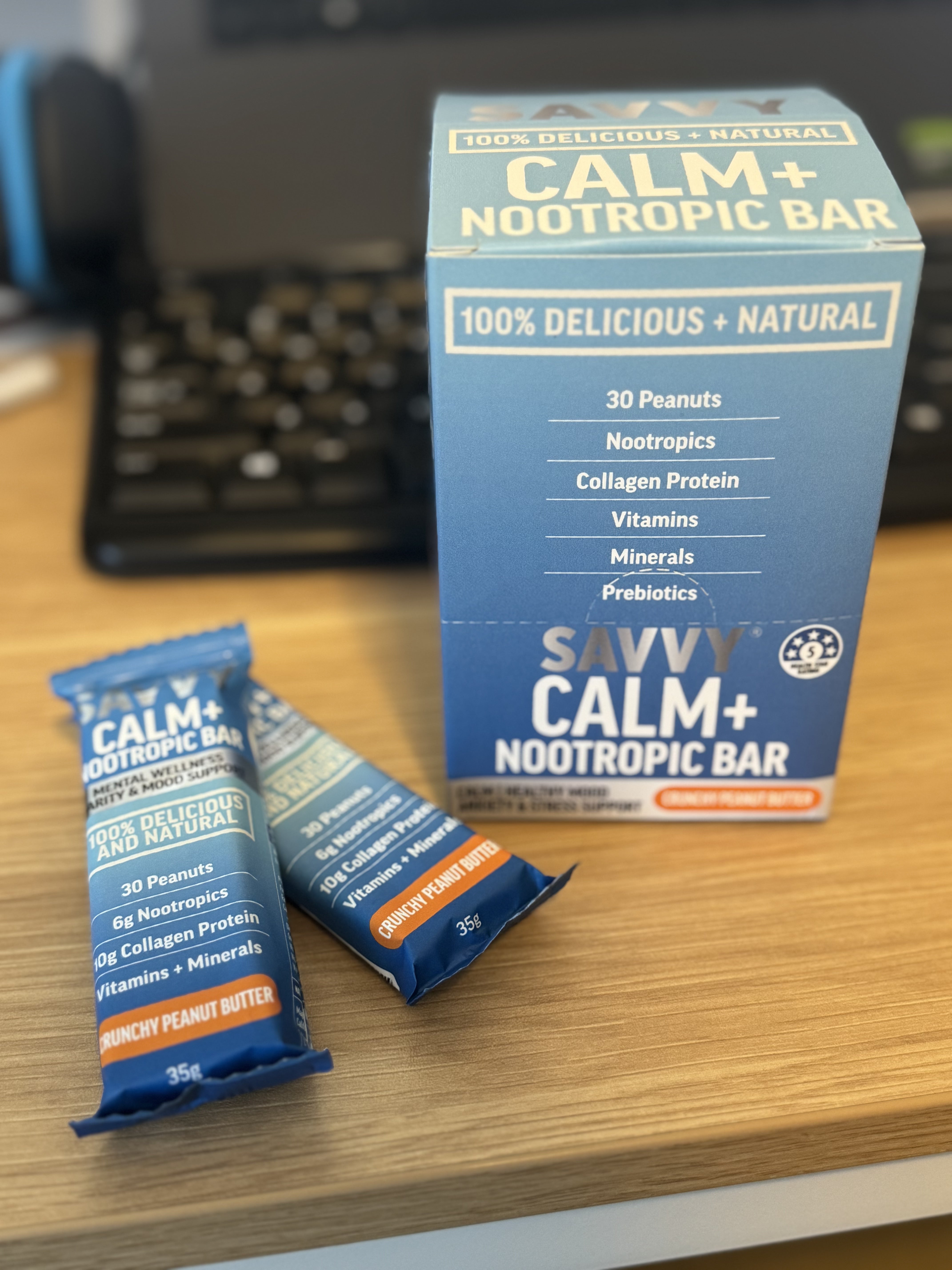 CALM+ Nootropic Bar - Savvy Beverage