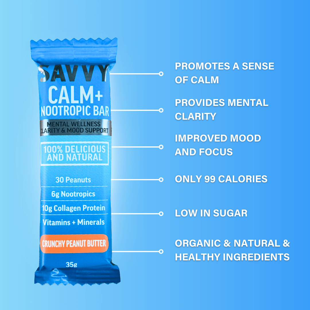 CALM Starter Nootropic Stack | For Calm and Clarity - Savvy Beverage