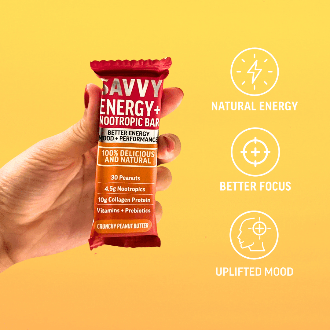 ENERGY+ Nootropic Bar - Savvy Beverage