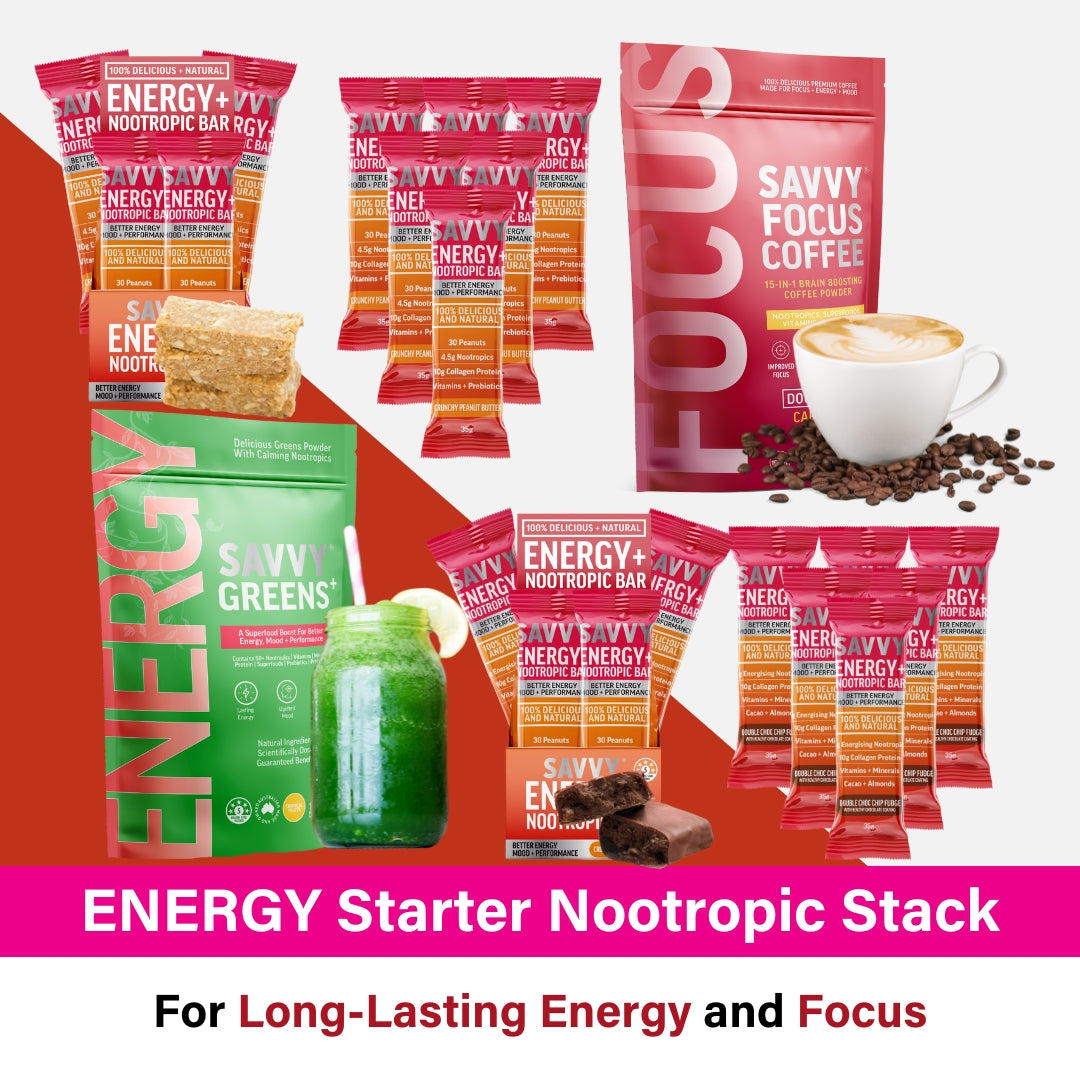 ENERGY Starter Nootropic Stack | For Energy and Focus