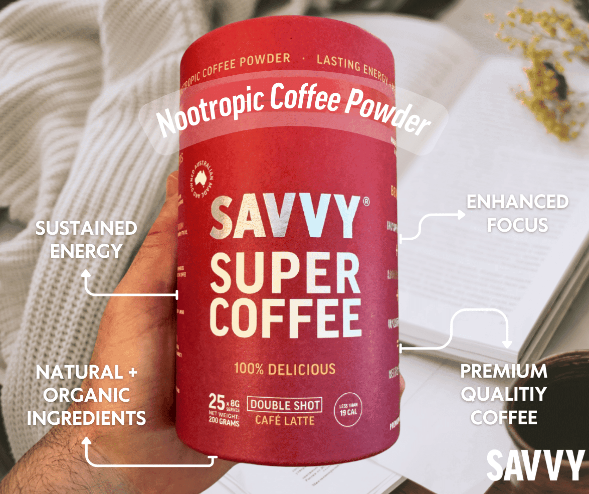 Nootropic Focus Coffee Powder - Savvy Beverage