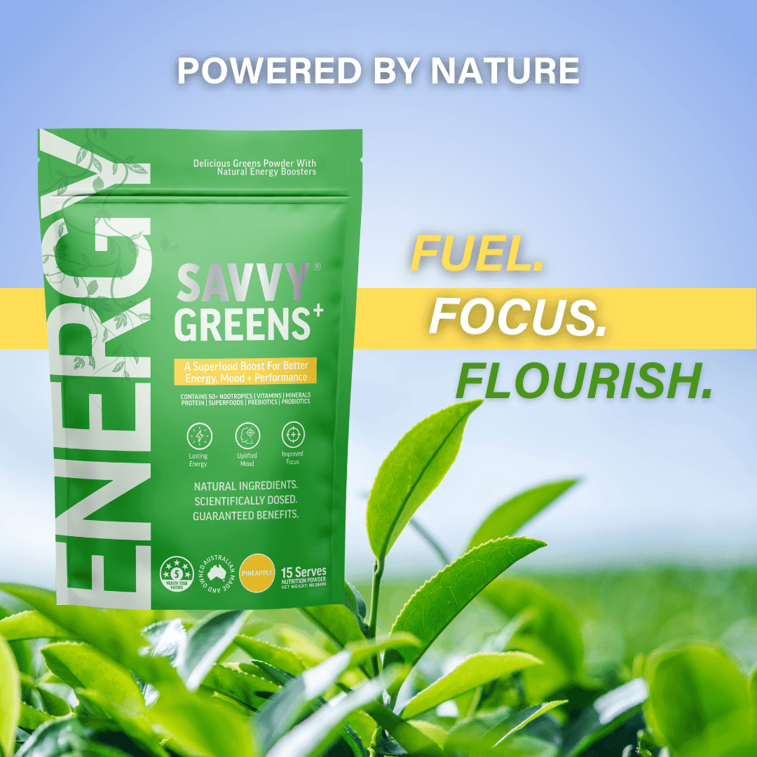 Nootropic GREENS+ ENERGY - Savvy Beverage