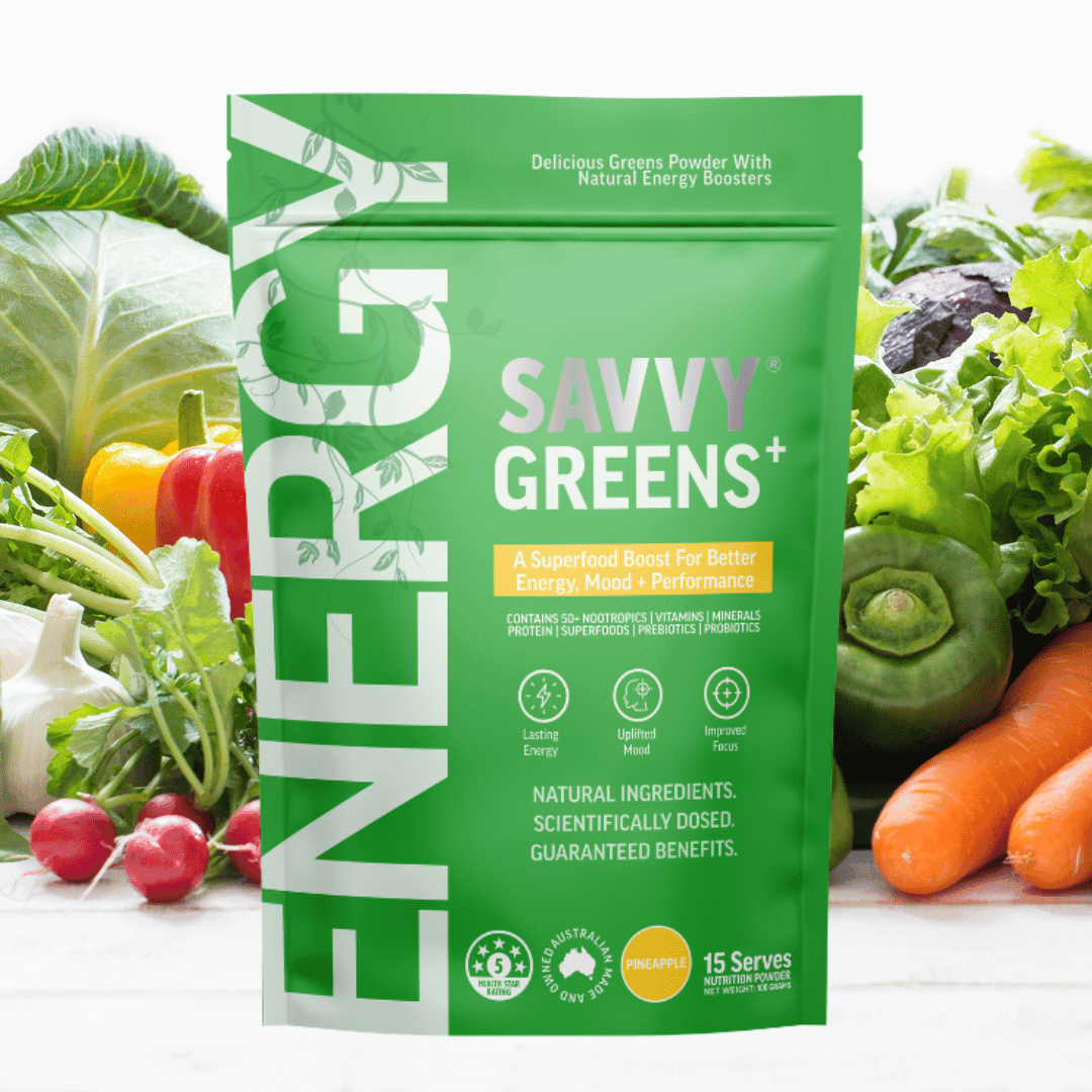 Nootropic GREENS+ ENERGY - Savvy Beverage