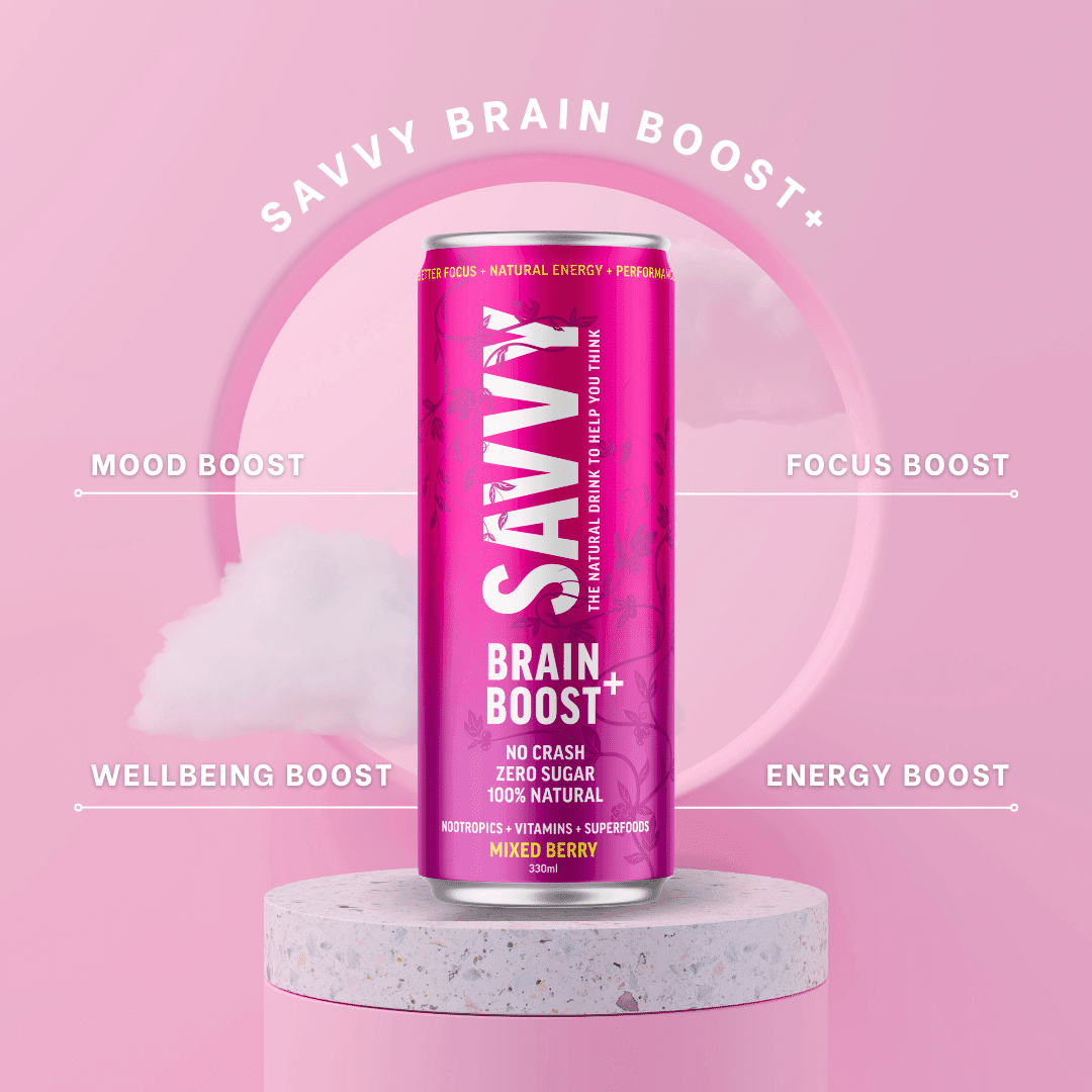 BRAIN BOOST+ NOOTROPIC DRINK - Savvy Beverage