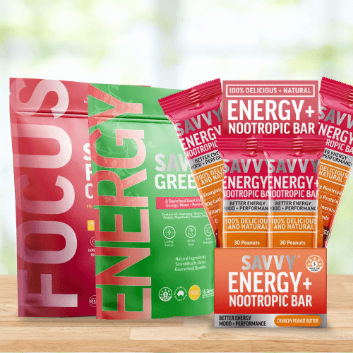 ENERGY Starter Nootropic Stack | For Energy and Focus - Savvy Beverage