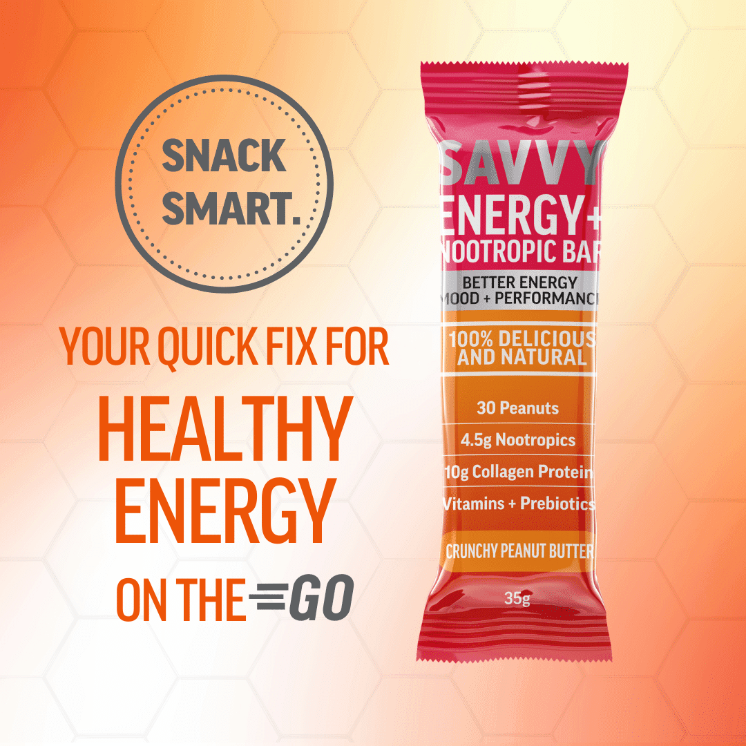 ENERGY+ Nootropic Bar - Savvy Beverage